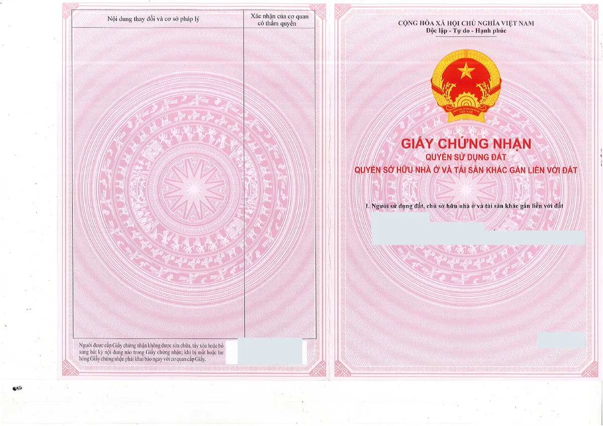 Bản sao giấy chứng nhận, che định danh và mã vạch